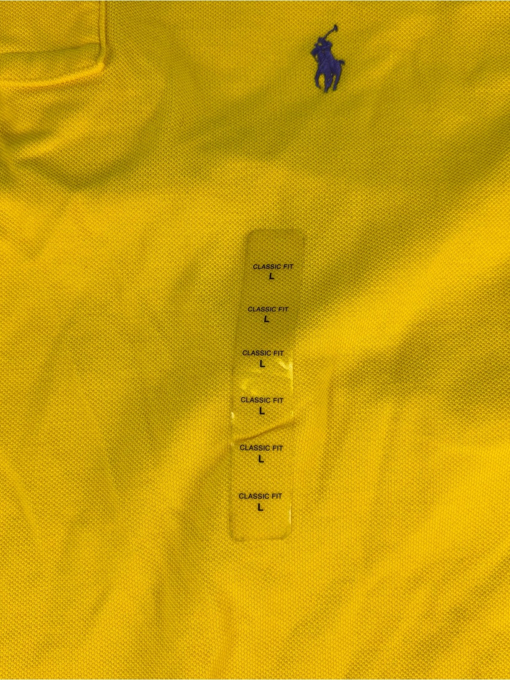 NWT yellow polo ralph lauren polo purple pony - Picture 5 of 6